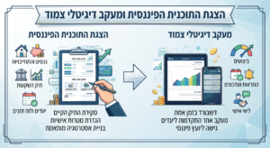 הצגת התוכנית הפיננסית ומעקב דיגיטלי צמוד