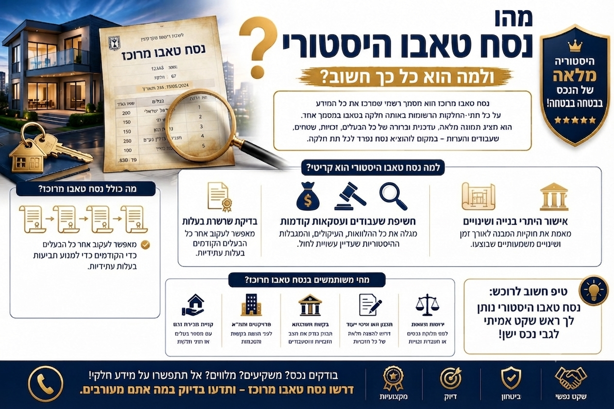 מה הוא נסח טאבו היסטורי ולמה הוא כל כך חשוב