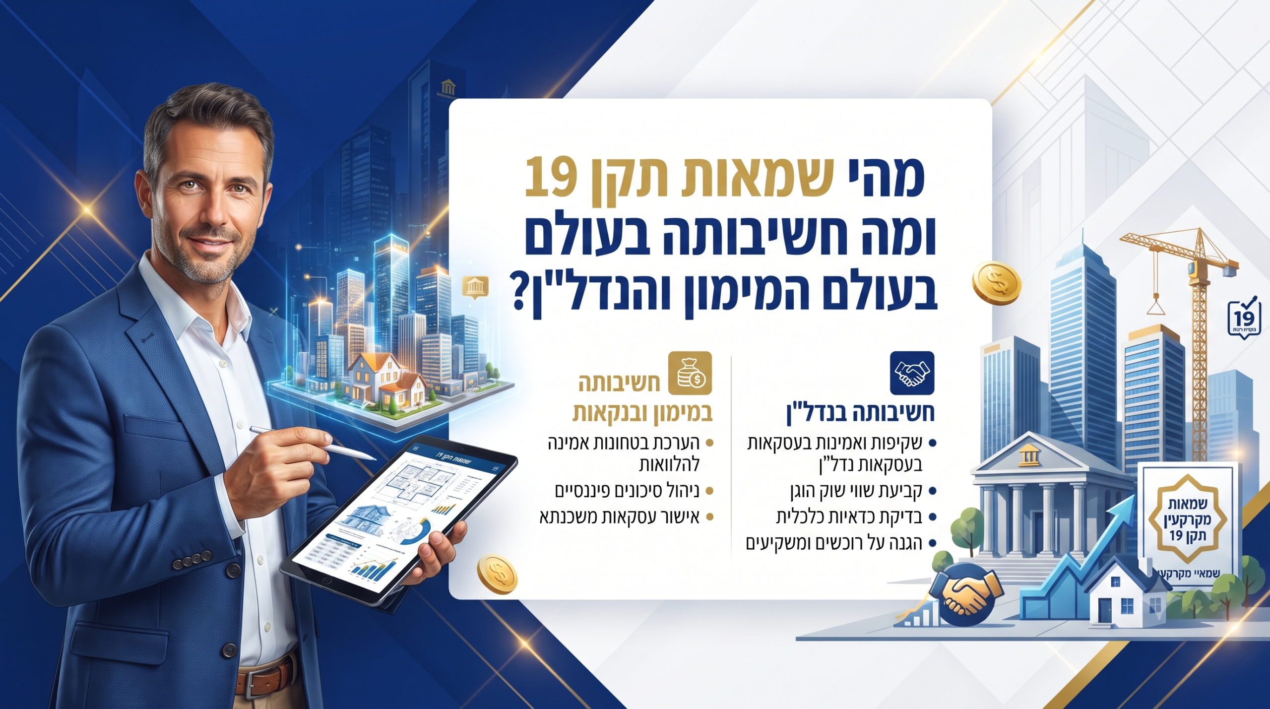 מהי שמאות תקן 19 ומה חשיבותה בעולם המימון והנדלן