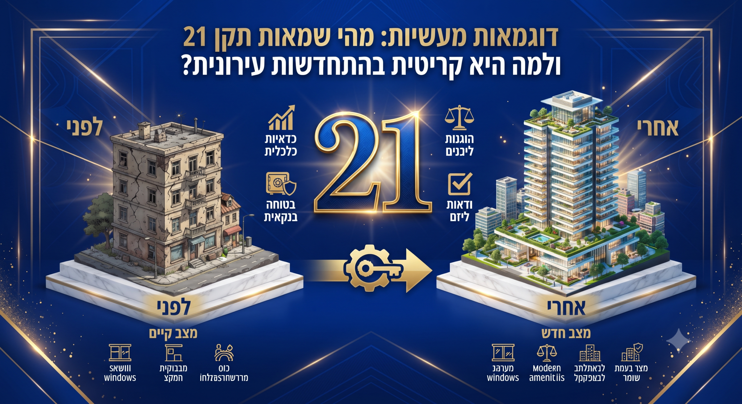מהי שמאות תקן 21 ולמה היא קריטית בעולם ההתחדשות העירונית